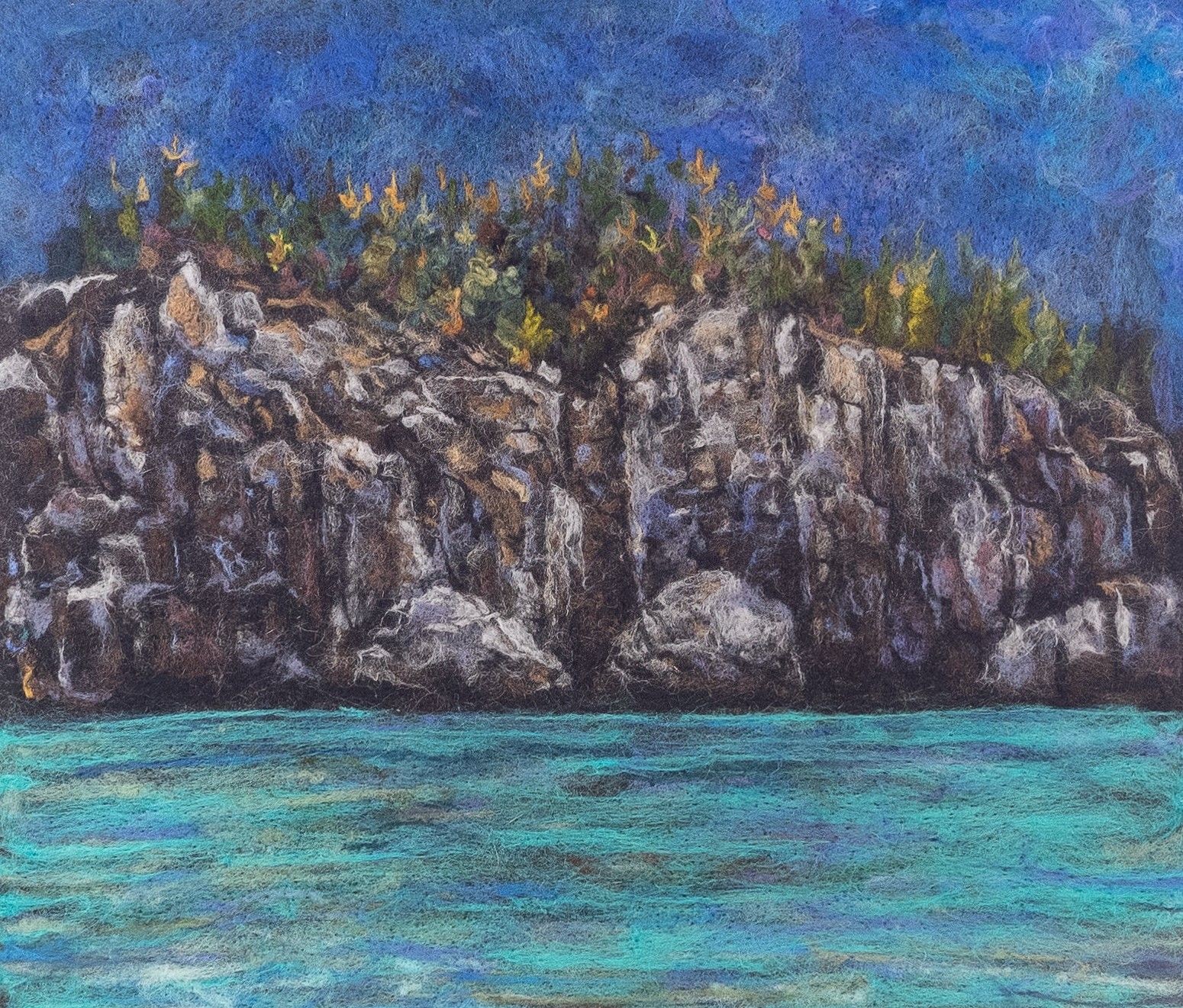 Alaskan Cliffs Without Frame